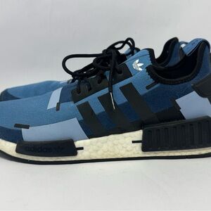 Adidas Boost NMD_R1 x Pharrell Blue GW5033 Men’s Size 12